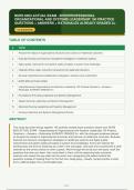 NURS 6053 ACTUAL EXAM Interprofessional Organizational and Systems Leadership 100 Practic