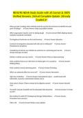 REHS&sol;RS NEHA Study Guide with all Correct & 100&percnt; Verified Answers &vert;Actual Complete Update &vert;Already Graded A&plus;