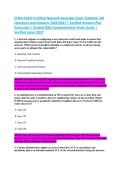 CCNA-CISCO Certified Network Associate Exam Testbank &vert;All &NewLine;Questions And Answers 2026&sol;2027 &vert; Verified Answers Plus &NewLine;Rationales &vert; Graded Q&A Comprehensive Study Guide &vert; &NewLine;Verified Latest 2027