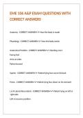 EME 106 A&P EXAM QUESTIONS WITH CORRECT ANSWERS 