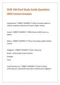 EME 106 Final Study Guide Questions With Correct Answers 