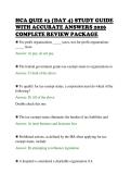HCA QUIZ &num;3 &lpar;DAY 4&rpar; STUDY GUIDE&NewLine;WITH ACCURATE ANSWERS 2026&NewLine;COMPLETE REVIEW PACKAGE