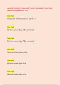 AXIS CERTIFICATION EXAM QUESTIONS WITH COMPLETE SOLUTIONS&NewLine;GRADED A&plus; GUARANTEED PASS
