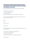 CDR RD Exam Comprehensive Registered Dietitian Practice EXAM 2026-2027 LATEST UPDATED VERSION 130 QUESTIONS AND ANSWERS JUST RELEASED 