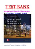 Test Bank for International Financial Management 9th Edition by Cheol Eun&comma; Bruce G&period; Resnick ISBN 978-1260013870