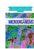 Test Bank for Brock Biology of Microorganisms&comma; 16th Edition &lpar;Madigan & Martinko&rpar; &vert;All 1-34 Chapters Covered With Questions And Verified Solutions With Detailed Rationales And Case Study&period;