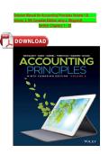 Solution Manual for Accounting Principles&comma; 9th Canadian Edition&comma; Volumes 1 & 2 by Weygandt&comma; Kieso&comma; Kimmel&comma; Trenholm & Warren