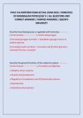 PHGY 216 MIDTERM EXAM ACTUAL EXAM 2026 &vert; PRINCIPLES OF MAMMALIAN PHYSIOLOGY II &vert; ALL QUESTIONS AND CORRECT ANSWERS &vert; VERIFIED ANSWERS &vert; QUEEN'S UNIVERSITY