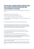 RAC- Comprehensive Regulatory Affairs Drugs Practice exam package deal bundle
