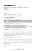 Solution Manual for Quantitative Analysis for Management 14th Edition &vert; Render &vert; Chapters 1&ndash;15 &vert; Step-by-Step Solutions &vert; Latest Version
