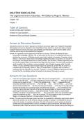 Solution Manual For The Legal Environment of Business&comma; 14th Edition by Roger E&period; Meiners&comma; Verified Chapters 1 - 22 Complete&comma; Newest Version