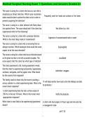 Medical-Surgical Nursing Exam 1 Questions and Answers Graded A&plus;