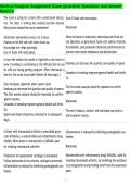 Medical-Surgical Assignment Exam &lpar;practice&rpar; Questions and Answer&NewLine;Rated A