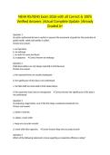 NEHA RS&sol;REHS Exam 2026 with all Correct & 100&percnt; Verified Answers &vert;Actual Complete Update &vert;Already Graded A&plus;
