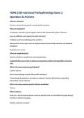 NURS 5350 Advanced Pathophysiology Exam 2 Questions & Answers
