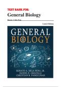 Test Bank for General biology by Benato A&period; Dela Pena JR&comma; Daniel E&period; Gracilla&comma; Christian R&period; Pangilina &vert; Latest Edition&period;