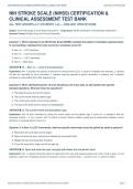 NIH STROKE SCALE &lpar;NIHSS&rpar; 2026&ndash;2027 &ndash; CERTIFICATION PRACTICE QUESTIONS&comma; CLINICAL ASSESSMENT & STUDY GUIDE