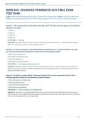 NURS 6521 WALDEN UNIVERSITY  ADVANCED PHARMACOLOGY 2026&ndash;2027 &ndash; FINAL EXAM PRACTICE QUESTIONS&comma; ANSWERS & COMPREHENSIVE STUDY GUIDE