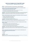 NURS 5334 ADVANCED PHARMACOLOGY 2026&ndash;2027 &ndash; COMPREHENSIVE PRACTICE QUESTIONS&comma; ANSWERS & EXAM STUDY GUIDE