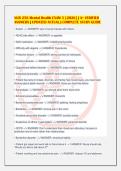 NUR 256 Mental Health EXAM 3 &lbrack;2026&rsqb; &vert; A&plus; VERIFIED&NewLine;ANSWERS &vert; UPDATED ACTUAL &vert; COMPLETE STUDY GUIDE