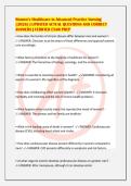 Women&rsquo;s Healthcare in Advanced Practice Nursing&NewLine;&lbrack;2026&rsqb; &vert; UPDATED ACTUAL QUESTIONS AND CORRECT&NewLine;ANSWERS &vert; VERIFIED EXAM PREP