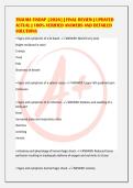 TRAUMA FISDAP &lbrack;2026&rsqb; &vert; FINAL REVIEW &vert; UPDATED&NewLine;ACTUAL &vert; 100&percnt; VERIFIED ANSWERS AND DETAILED&NewLine;SOLUTIONS
