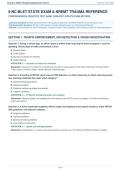 NORTH CAROLINA JUSTICE ACADEMY BLET & NREMT TRAUMA 2026&ndash;2027 &ndash; STATE EXAM PRACTICE QUESTIONS&comma; ANSWERS & COMPREHENSIVE STUDY GUIDE
