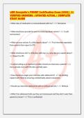 LMR Georgette&rsquo;s PMHNP Certification Exam &lbrack;2026&rsqb; &vert; A&plus;&NewLine;VERIFIED ANSWERS &vert; UPDATED ACTUAL &vert; COMPLETE&NewLine;STUDY GUIDE