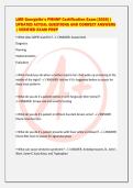 LMR Georgette&rsquo;s PMHNP Certification Exam &lbrack;2026&rsqb; &vert;&NewLine;UPDATED ACTUAL QUESTIONS AND CORRECT ANSWERS&NewLine;&vert; VERIFIED EXAM PREP