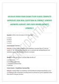 USS BLUE RIDGE ESWS EXAM STUDY GUIDE COMPLETE APPROVED 2026 REAL QUESTIONS & CORRECT VERIFIED ANSWERS ALREADY 100&percnt; PASS GRADE &lpar;NEWEST UPDATE&rpar;&excl;&excl;