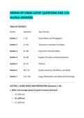 ARDMS SPI EXAM LATEST QUESTIONS AND 120- &NewLine;Verified ANSWERS&period; 