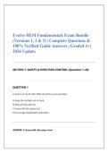 Evolve HESI Fundamentals Exam Bundle &lpar;Versions 1&comma; 2 & 3&rpar; &vert; Complete Questions & 100&percnt; Verified Guide Answers &vert; Graded A&plus;&vert; 2026 Update