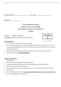 CHY-103 General Chemistry I Term Assessment Fall 2025&sol;26 Solutions - Toronto Metropolitan University&period;