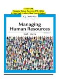 TEST BANK&NewLine;Managing Human Resources 19th Edition&NewLine;by Scott Snell &lpar;Author&rpar;&comma; Shad Morris &lpar;Author&rpar;