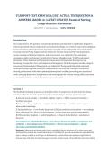 TCAR Post-Test Exam 2026&sol;2027 &ndash; Trauma Care After Resuscitation &vert; 100 Practice Questions with Verified Answers