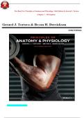 Test Bank For Principles of Anatomy and Physiology 16th Edition by Gerard J&period; Tortora&comma; All Chapters 1 - 29&comma; Verified Newest Version&vert;Complete Practice Questions with Answers
