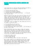NCLEX-RN&colon; Cardiovascular Practice Questions and answers&NewLine;&NewLine;&NewLine;&NewLine;
