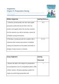 Assignments and Discussions answers  &NewLine;Chapter 31&comma; Perioperative Nursing - with Answers provided &lpar;Fundamentals of Nursing The Art and Science of Person-Centered Care Edition&colon; 10&rpar;&NewLine;