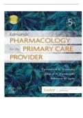 TEST BANK FOR Edmunds' Pharmacology for the Primary Care Provider 5th edition by Constance G&period; Visovsky &comma; Cheryl H&period; Zambroski &comma; Rebecca M&period; Lutz ISBN&colon;978-0323661171 NEW COMPLETE GUIDE WITH RATIONALES 100&percnt; VERIFIED A&plus; GRADE ASSURED&excl;&excl;&excl;&excl;&excl;NEW LATEST UPDA