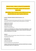 &NewLine;COMSAE PHASE 1 FORM 114 PRACTICE EXAMINATION&NewLine;Comprehensive Osteopathic Medical Self-Assessment Examination&NewLine;100 Multiple-Choice Questions with Verified Answers and Detailed Rationales Latest Updated 2026 Exam&NewLine;