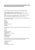 NURS 302 MODULE 1 PRACTICE QUESTIONS AND ANSWERS &vert; LATEST NURS 302 STUDY GUIDE & PRACTICE TEST 2026&sol;2027