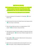 BACE Review &lpar;Biotility&rpar;   &NewLine;Test Comprehensive Resource To Help You Ace 2026-2027 &NewLine;Exams Includes Frequently Tested Questions With &NewLine;ELABORATED 100&percnt; Correct COMPLETE SOLUTIONS &NewLine;Guaranteed Pass First Attempt&excl;&excl; Current Update&excl;&excl;  