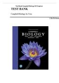 Campbell Biology 12th Edition Test Bank 2026&sol;2027 &vert; Verified Questions & Answers &vert; Latest 2026&sol;2027 Update