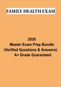 Family Health Exam Study Guide 2026 &vert; Family Nursing Review&comma; Assessment & Practice Questions