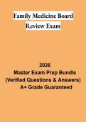 Family Medicine Board Review Exam 2026 &vert; ABFM Certification Study Guide & Practice Questions