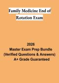 Family Medicine End of Rotation Exam Study Guide 2026 &vert; PAEA EOR Review & Practice Questions