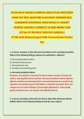 ATI RN ADULT MEDICAL SURGICAL 2026 ACTUAL PROCTORED EXAM TEST REAL QUESTIONS & ACCURATE ANSWERS WELL ELABORATED RATIONALES PASS GRADE A&plus; NEWEST UPDATED VERSION&excl;&excl; CURRENTLY UP NEW BRAND&excl; 2026 ACTUAL ATI RN ADULT MEDUCAL SURGICAL&NewLine;AT