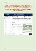 NR 566 WEEK 4 MIDTERM EXAM &lpar;CHAMBERLAIN&rpar; NEWEST 2026 ACTUAL EXAM&vert; NR566 ADVANCED PHARMACOLOGY FOR CARE OF &NewLine;THE FAMILY MIDTERM EXAM WITH COMPLETE 100 REAL &NewLine;EXAM QUESTIONS AND CORRECT VERIFIED ANSWERS&sol; &NewLine;ALREADY GRADED A&plus; 