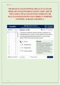 NR 566 FINAL EXAM &lpar;CHAMBERLAIN&rpar; NEWEST 2026 ACTUAL EXAM&vert; NR566 ADVANCED PHARMACOLOGY FOR CARE OF THE FAMILY FINAL EXAM WITH COMPLETE 100 REAL EXAM QUESTIONS AND CORRECT VERIFIED ANSWERS&sol; ALREADY GRADED A&plus;