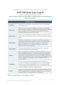 APEX NIH STROKE SCALE GROUP B ACTUAL EXAM 2026&sol;2027 &vert; Patients 1&ndash;6 Study Guide & Practice Review &vert; Verified Answers &vert; Pass Guaranteed - A&plus; Graded&NewLine;&NewLine;